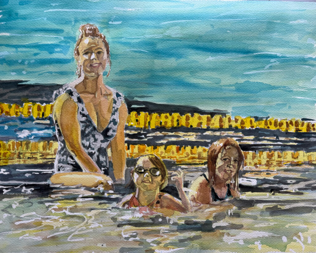 Mermaids in Yellow